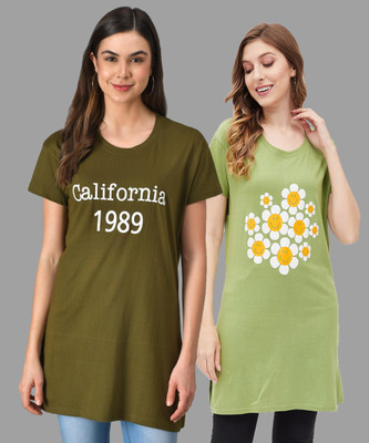DreamBe Women Nightshirts(Multicolor)