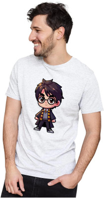 KRYONIX Graphic Print Men Round Neck White T-Shirt