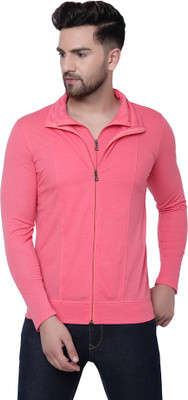 Adorbs Trend Solid Men Polo Neck Red T-Shirt