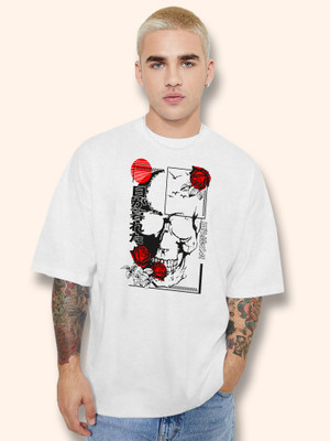 FTX Printed Men Round Neck Black T-Shirt
