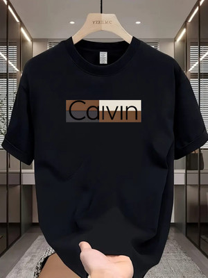 Magneto Printed Men Round Neck Black T-Shirt