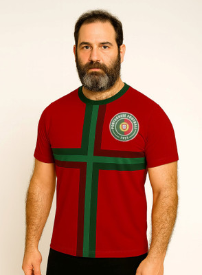 Ryze Printed Men Round Neck Red T-Shirt