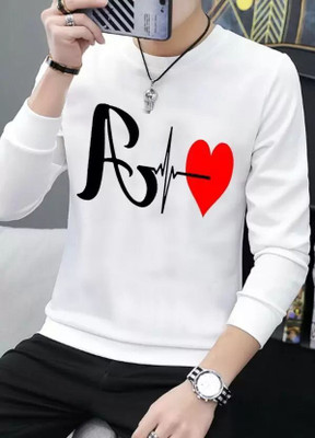 clickwell Solid Men Round Neck Silver T-Shirt