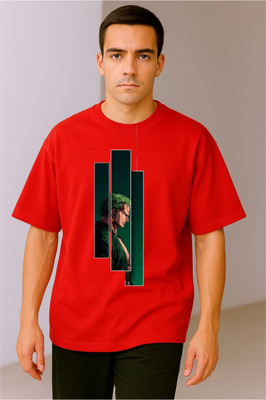 goodsign Printed Men Round Neck Red T-Shirt
