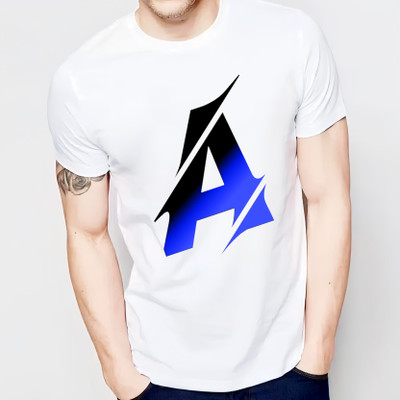 SQF Typography Men Round Neck White T-Shirt