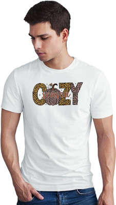 Seek Buy Love Printed Men Round Neck White T-Shirt