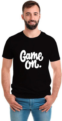 SmarTee Street Printed Men Round Neck Black T-Shirt