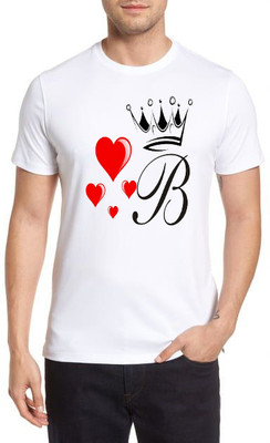 Kfz Printed Men Round Neck White T-Shirt