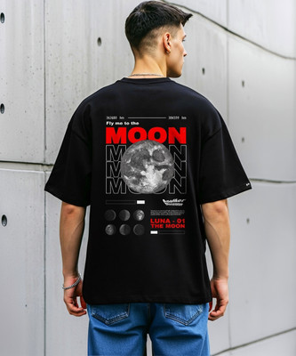 BEWAKOOF Graphic Print Men Round Neck Black T-Shirt