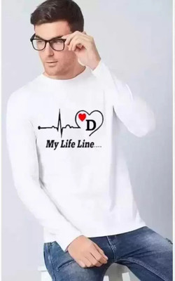 PRABHU Printed, Typography Men Round Neck White T-Shirt