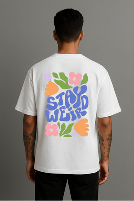 See Yaah Graphic Print Men Round Neck White T-Shirt