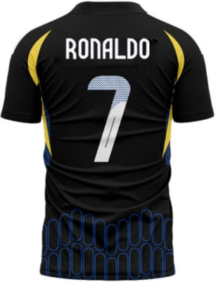 Thiva Printed Men Round Neck Blue T-Shirt