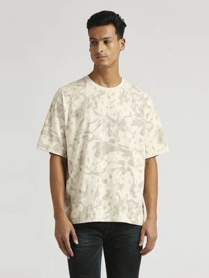 Pepe Jeans Printed Men Crew Neck White T-Shirt