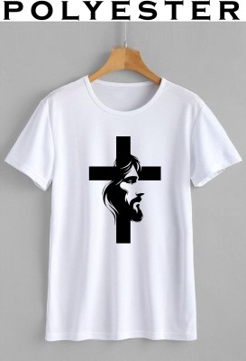 Tee Gallery Printed Men Round Neck White T-Shirt