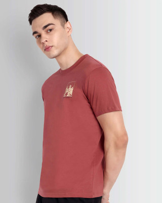 DCYPHR Graphic Print Men Crew Neck Red T-Shirt