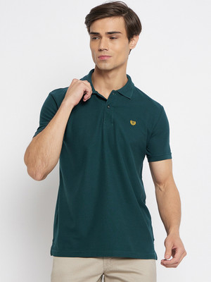 DUKE Self Design Men Polo Neck Blue T-Shirt