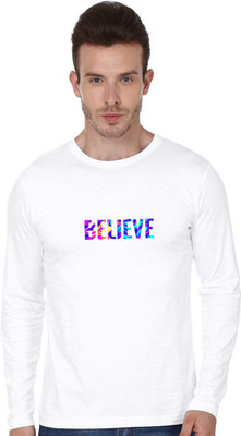 ENZIKO Graphic Print Men Round Neck White T-Shirt