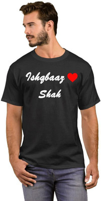 GNS Nationnal Printed Men Round Neck White, Black T-Shirt