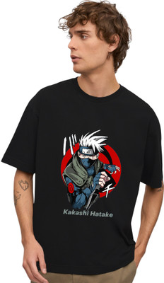 ENZIKO Graphic Print Men Round Neck Black T-Shirt