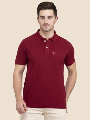 PRORIDERS Solid Men Polo Neck Multicolor T-Shirt