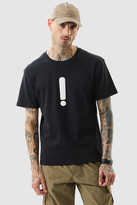 Snitch Graphic Print Men Crew Neck Black T-Shirt