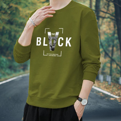 Beaumen Printed Men Round Neck Green T-Shirt