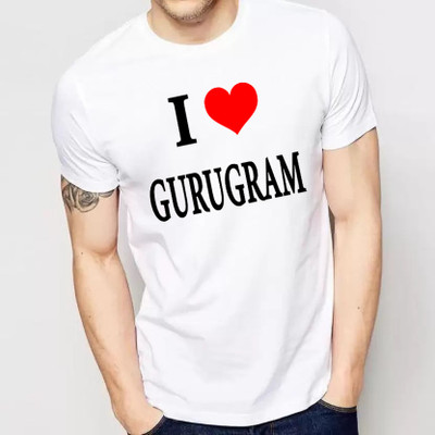 SQF Graphic Print, Typography Men Round Neck White T-Shirt