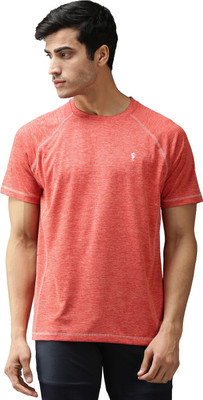 EPPE Solid Men Round Neck Orange T-Shirt