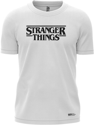 The Desi Monk Graphic Print Men Round Neck White T-Shirt