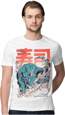 GPGARMENTSS Printed Men Round Neck Multicolor T-Shirt