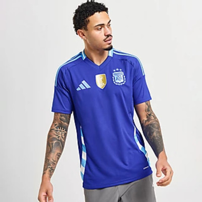 YUTU Printed Men Polo Neck Blue T-Shirt