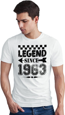 Seek Buy Love Printed Men Round Neck White T-Shirt