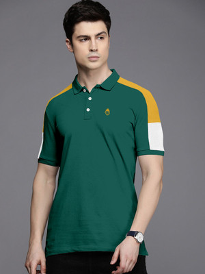 SRK EXIM Colorblock Men Polo Neck Multicolor T-Shirt