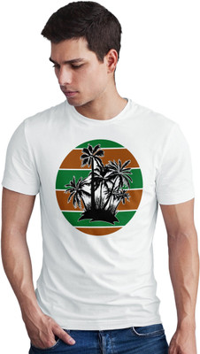 Seek Buy Love Printed Men Round Neck White T-Shirt