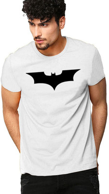 sms creation Typography Men Round Neck White T-Shirt