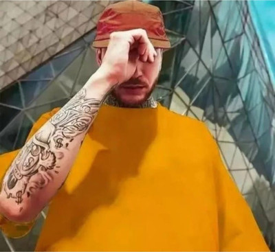 etsun Solid Men Round Neck Yellow T-Shirt