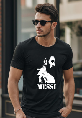 Uniplanet Store Printed Men Round Neck Black T-Shirt