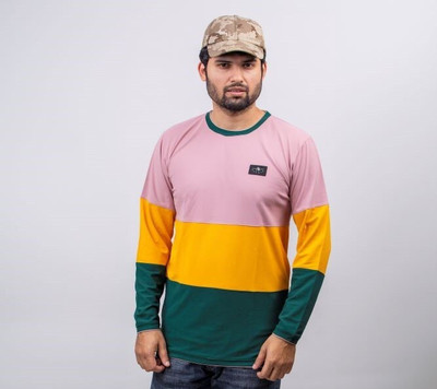swastika vastram Solid Men Round Neck Multicolor T-Shirt
