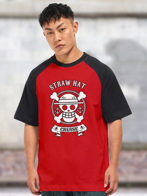 Cool Plus Printed Men Round Neck Red T-Shirt