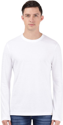 JOCKEY Solid Men Round Neck White T-Shirt