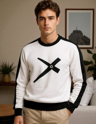 Autna Printed Men Round Neck White T-Shirt