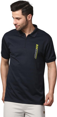 NEXGEN CLUB Self Design Men Polo Neck Multicolor T-Shirt
