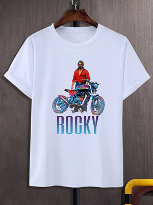 Tee Gallery Printed, Typography Men Round Neck White T-Shirt