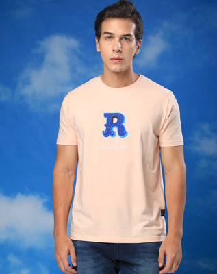 RARE RABBIT Printed Men Round Neck Multicolor T-Shirt