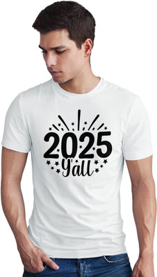 Seek Buy Love Printed Men Round Neck White T-Shirt