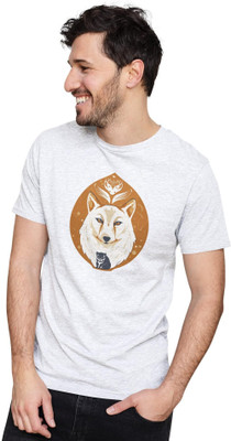 NOIIDAPRINT Printed Men Round Neck Multicolor T-Shirt