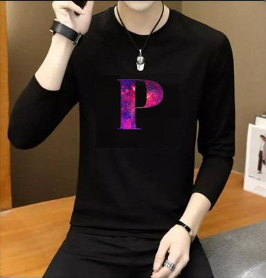 clickwell Printed Men Round Neck Black T-Shirt