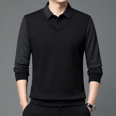 DLooK Designer Full Sleeve Solid, Self Design Men Sweatshirt
