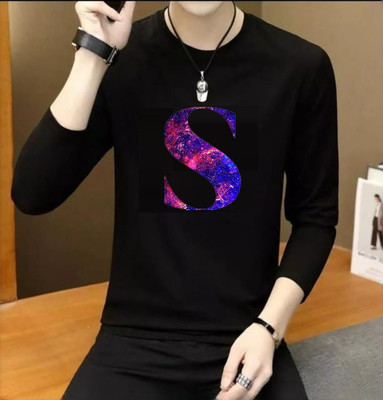 clickwell Printed Men Round Neck Black T-Shirt