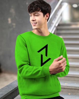 LGGARMENTS Printed, Typography Men Round Neck Green T-Shirt